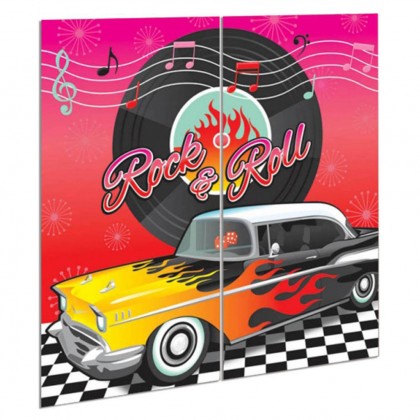 Classic 50's Scene Setters® Wall Dec. Kit - Plastic