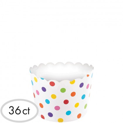 Paper Minis Small Scalloped Cups - Rainbow