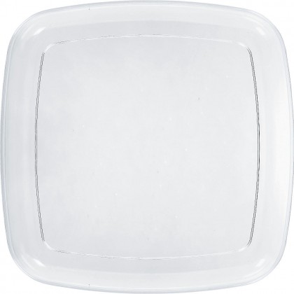 14" Square Platter - Clear