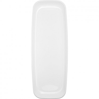 6 1/2" x 17 1/2" Long Platter - White
