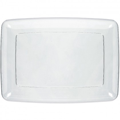 8" x 11" Small Serving Tray - Clear