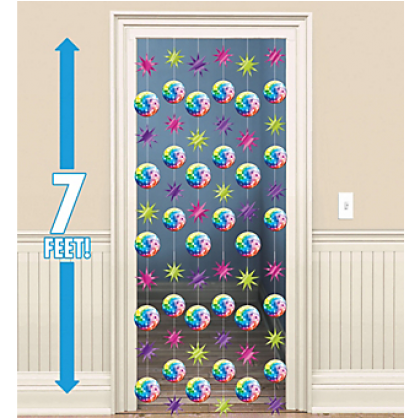 Disco Fever String Decs. - Foil & Printed Paper