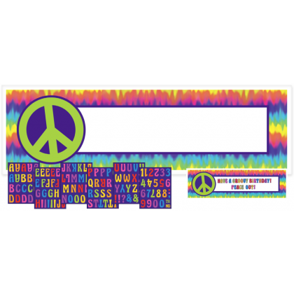 Feeling Groovy Personalize It! - Giant Sign Banner