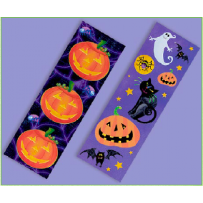 Halloween Fun Printed Sticker Strip