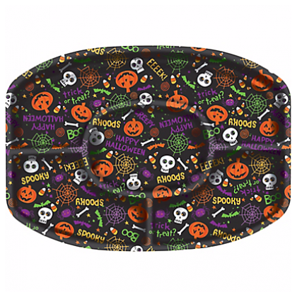 Spooktacular Plastic Sectional Platter