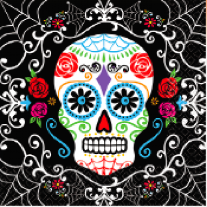 Day of The Dead Beverage Napkins