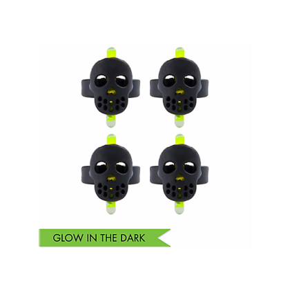 Haloween Skull Glow Ring - Plastic