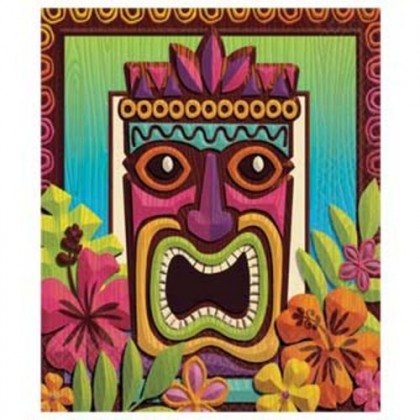 Tropical Tiki Plastic Table Covers