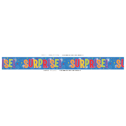 12' Metallic Surprise Banner