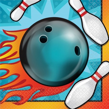 Bowling Beverage Napkins