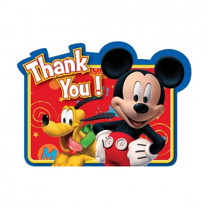 ©Disney Mickey Mouse Postcard Thank You Cards