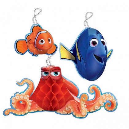 ©Disney/Pixar Finding Dory Honeycomb Decs. - Tissue & Printed Paper