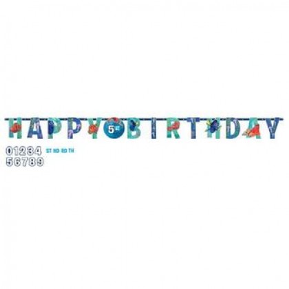 ©Disney/Pixar Finding Dory Jumbo Add-An-Age Letter Banner - Printed Paper