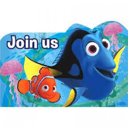 ©Disney/Pixar Finding Dory Postcard Invitations