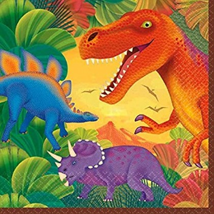 Prehistoric Party Luncheon Napkins