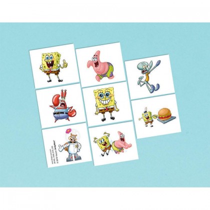 SpongeBob Classic Tattoo Favors