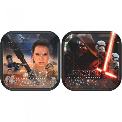 Star Wars™ Episode VII Square Plates Asst., 7"