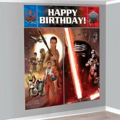 Star Wars™ Episode VII Scene Setters Wall Decorating Kit - Plastic