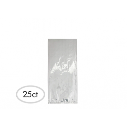 11 1/2"H x 5"W x 3 1/4"D Cello Party Bags CLEAR (Large)