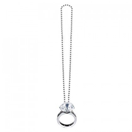 Elegant Bride Diamond Ring Necklace