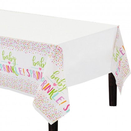 Baby Sprinkle Plastic Table Cover