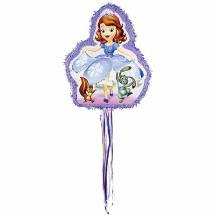©Disney Sofia the First Licensed Standard Outline Pull Piñata
