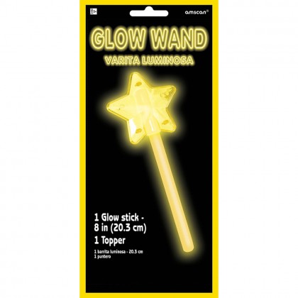 Glow Stick Wands Yellow Star