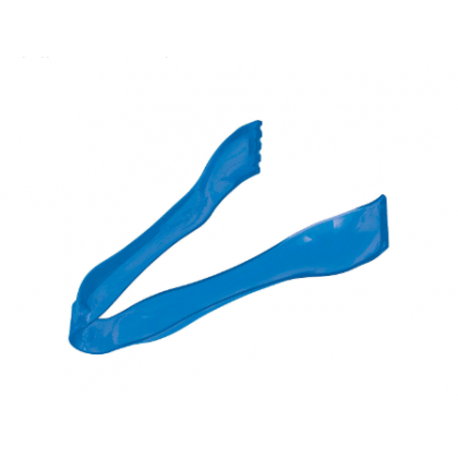5 3/4" Small Tongs - Colors Plastic - Bright Royal Blue