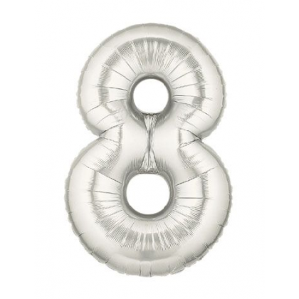 40" Megaloon Silver No 8