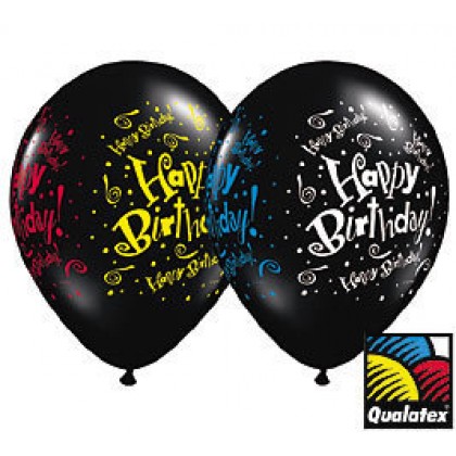 Q 11" Round Bday! Blast Wrap
