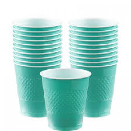 Robin's-egg Blue Festive Occasion® Plastic Tableware Cups, 12 oz.
