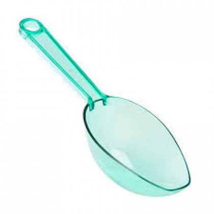 6 1/2" Scoop - Colors Plastic - Robin's-egg Blue