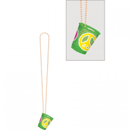 32" Shot Glass Necklaces - Neon