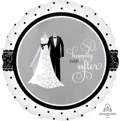 S40 17" Black & White Wedding Standard XL®