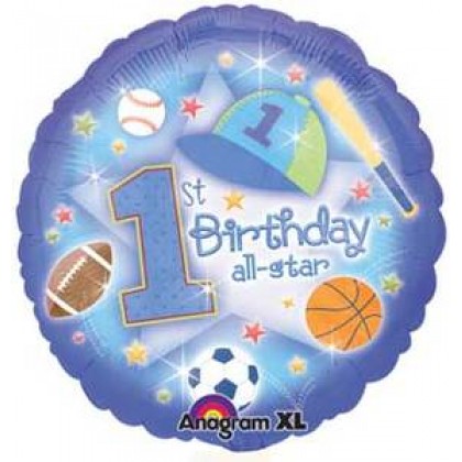 S40 17" First Birthday All-Star Standard XL®