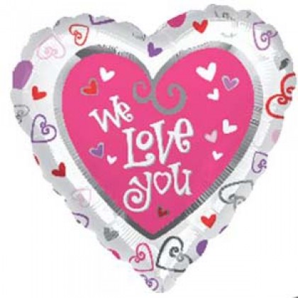 S40 17" Simply Said We Love You Standard HX®
