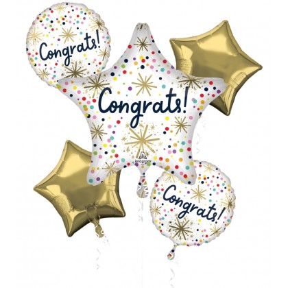 P75 BOUQUET CONFETTI SPRINKLE CONGRATS