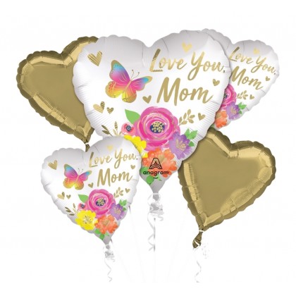 P75 BOUQUET STN LOVE YOU MOM FLORAL