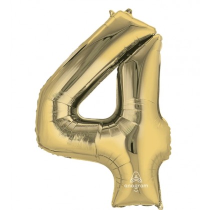 L34 LRG SHP HX NBR 4 WHITE GOLD - 36IN