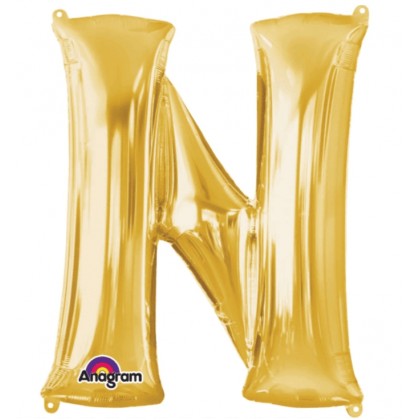 P50 35" (Gold) Letter N SuperShape™
