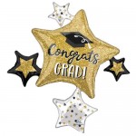 P40 LRG SHP XL grad  sparkle star cluster