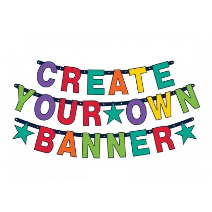 Letter Banner Birthday Accessories Rainbow Persona