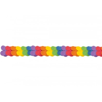 Garland Rainbow Paper 16 x 400 cm