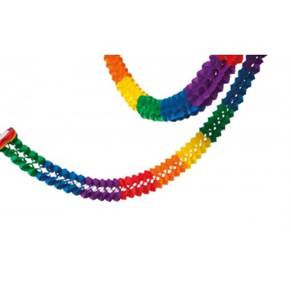 Garland Rainbow flame retardant 16 x 400 cm
