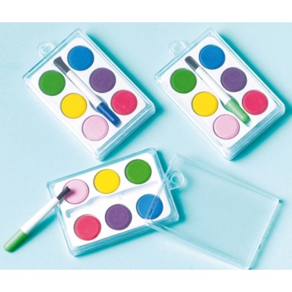 12 Paint Sets Plastic 4.7 x 3.7 x 1.2 cm