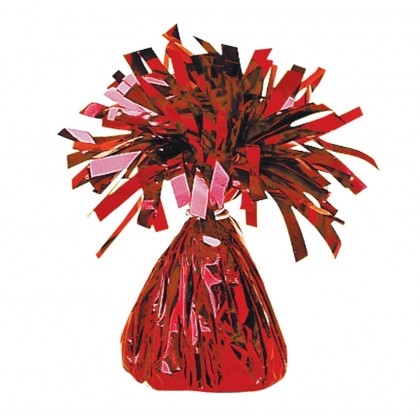 Balloon Weight Foil Red 170 g/6 oz