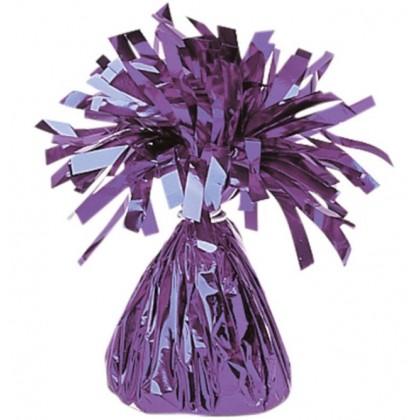 Balloon Weight Foil Purple 170g/6 oz