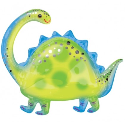 P35 SuperShape Brontosaurus Foil Balloon P35 Packa