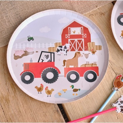 Plate - Farm Scene