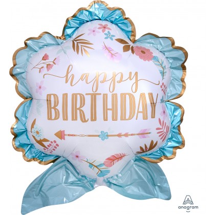 P35 Boho Birthday Girl SuperShape™ XL®